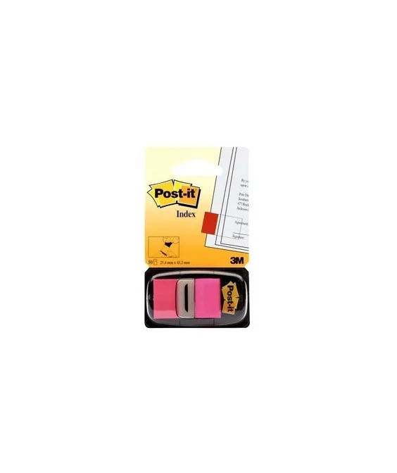 Index Post-it c/ Dispensador 680-21 Rosa Fluor