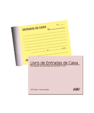 Livro de Entradas de Caixa 110x165 Firmo 100Fls. Autocopiativo