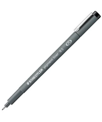 Marcador Calibrado Staedtler 308 Pigment Liner Preto 0,5mm