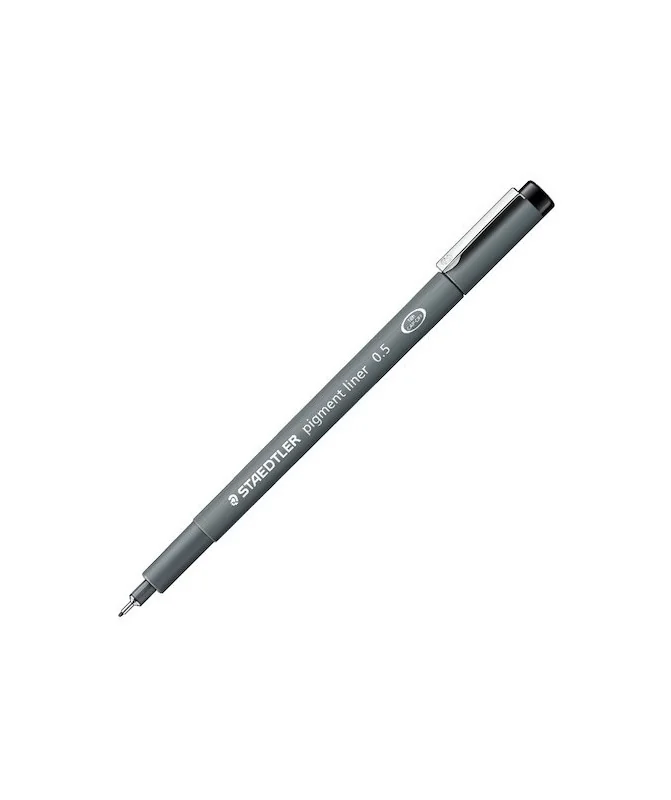 Marcador Calibrado Staedtler 308 Pigment Liner Preto 0,5mm