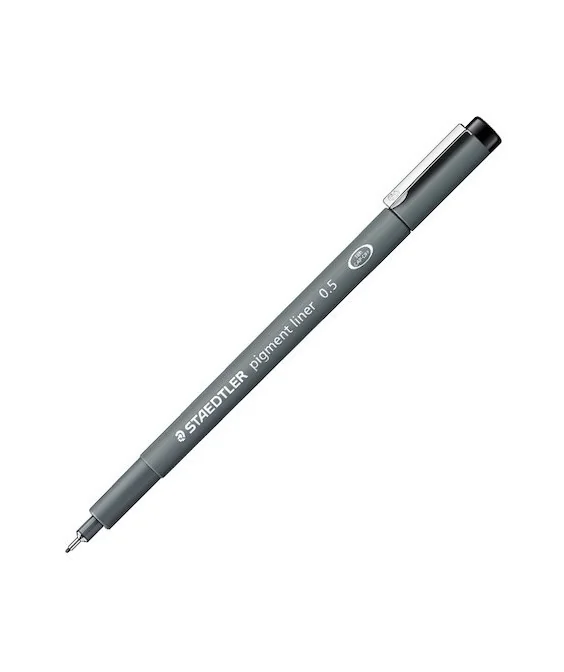 Marcador Calibrado Staedtler 308 Pigment Liner Preto 0,5mm