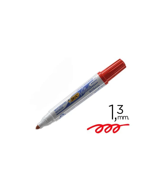 Marcador p/Quadro Branco BIC Velleda 1701 Vermelho