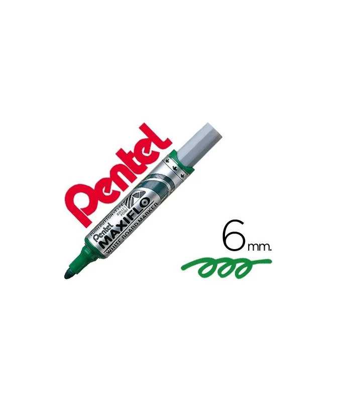 Marcador p/Quadro Branco Pentel Maxiflo MWL5M Verde