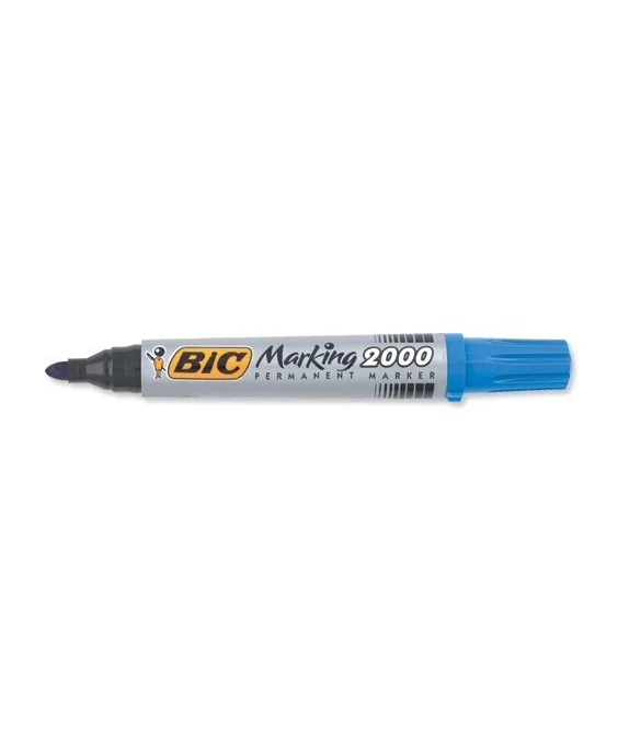 Marcador Permanente BIC Ponta Redonda 2000 Azul