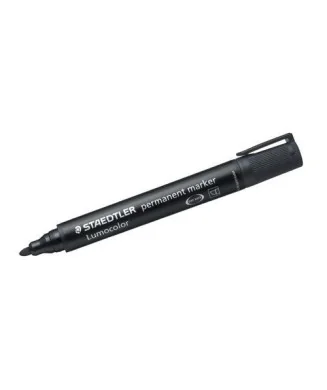 Marcador Permanente Staedtler Ponta Redonda 352 Preto