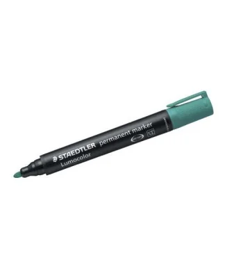 Marcador Permanente Staedtler Ponta Redonda 352 Verde