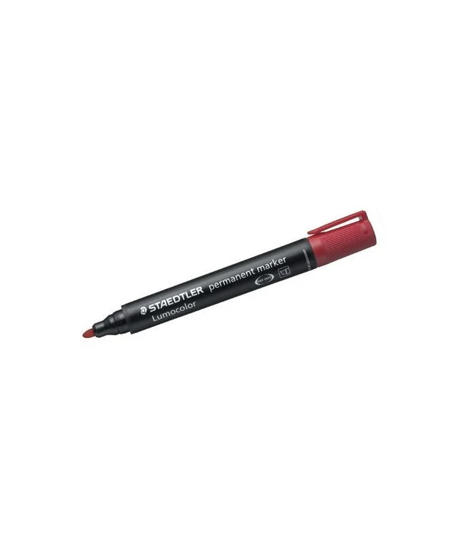 Marcador Permanente Staedtler Ponta Redonda 352 Vermelho