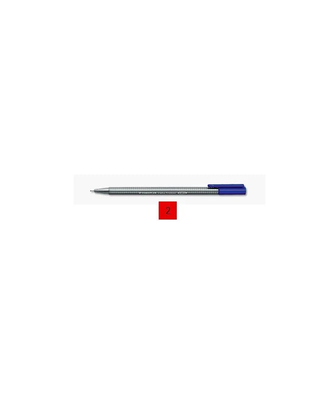 Marcador Staedtler Fineliner 334-2 Vermelho