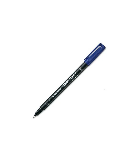 Marcador Staedtler Lumocolor para Acetato Ponta Fina 0,6mm 318-3 Azul