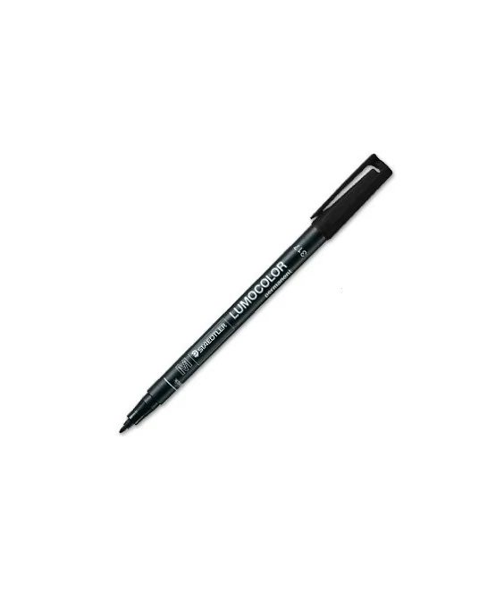 Marcador Staedtler Lumocolor para Acetato Ponta Média 1mm 317-9 Preto