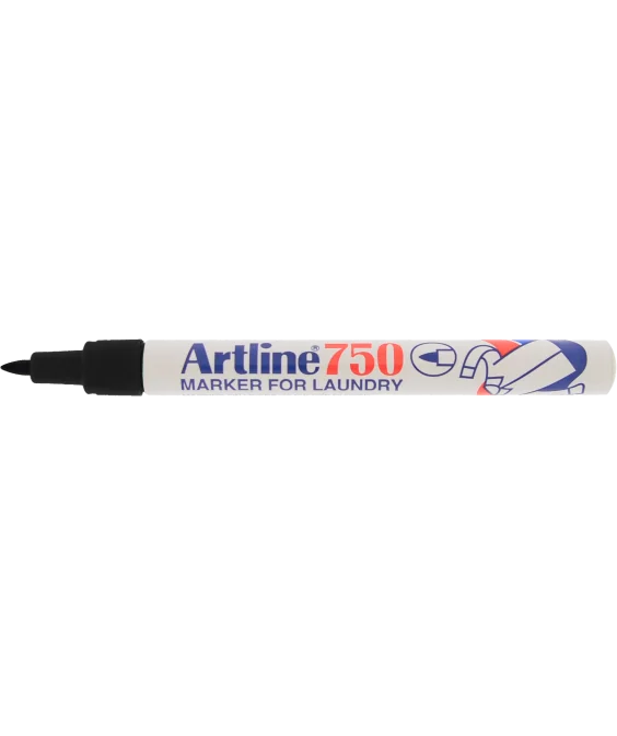 Marcador Textil 0,7mm Artline 750 Preto