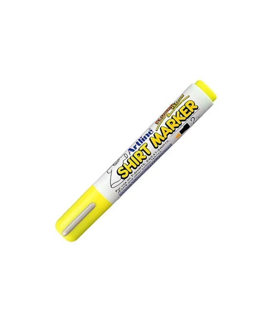 Marcador T-Shirt Marker Artline 2mm EKT-2 Fluorescente Amarelo