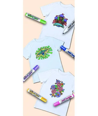 Marcador T-Shirt Marker Artline 2mm EKT-2 Fluorescente Amarelo