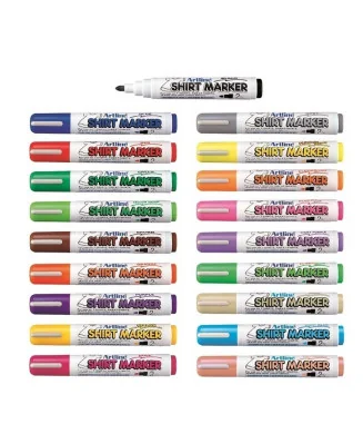 Marcador T-Shirt Marker Artline 2mm EKT-2 Fluorescente Amarelo