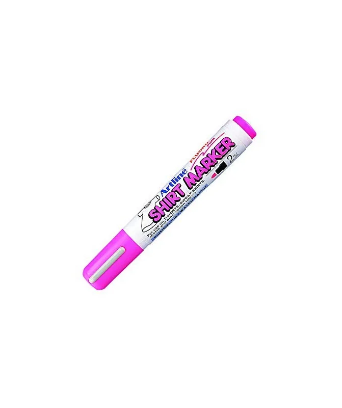 Marcador T-Shirt Marker Artline 2mm EKT-2 Fluorescente Rosa