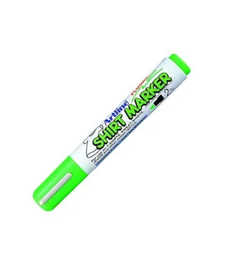 Marcador T-Shirt Marker Artline 2mm EKT-2 Fluorescente Verde