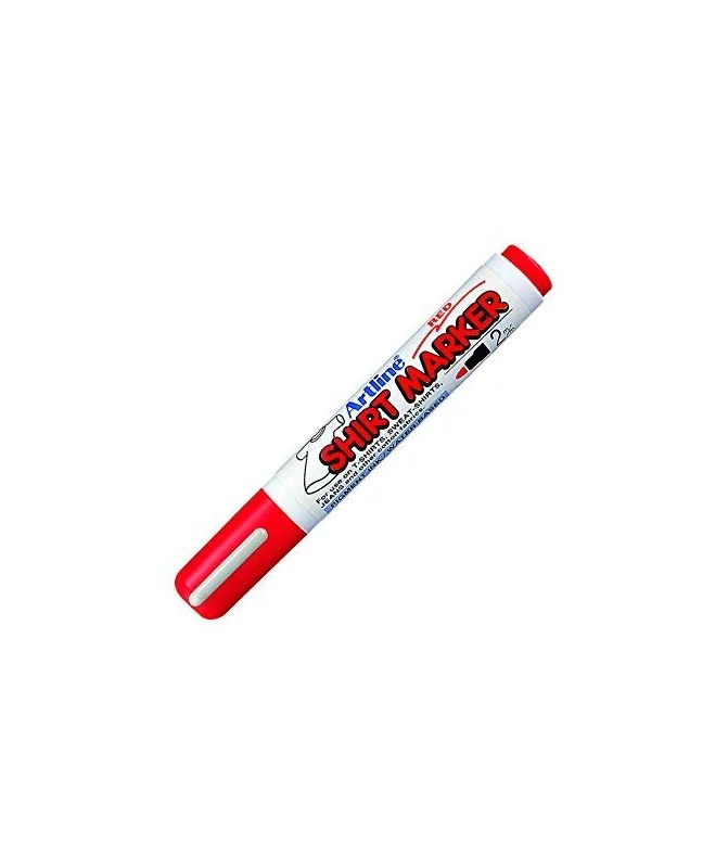 Marcador T-Shirt Marker Artline 2mm EKT-2 Vermelho