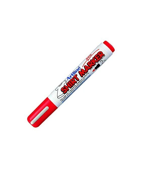 Marcador T-Shirt Marker Artline 2mm EKT-2 Vermelho