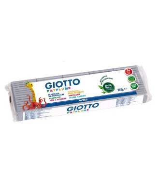 Plasticina Vegetal Giotto Patplume 350grs 510113 Cinza