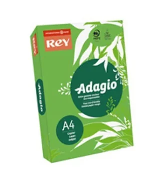 Resma 500 Folhas Papel Fotocópia Adagio A4 80g Intenso 52 Verde