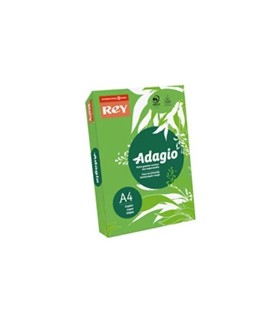 Resma 500 Folhas Papel Fotocópia Adagio A4 80g Intenso 52 Verde