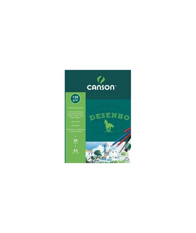 Bloco Papel Desenho Branco Canson A3 05624