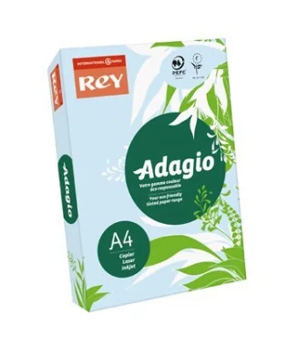 Resma 500 Folhas Papel Fotocópia Adagio A4 80g Suave 01 Azul