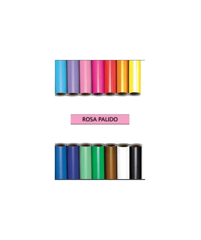 Rolo Papel Lustro c/25 Fls. Pic. 50x65cms 12909 Rosa