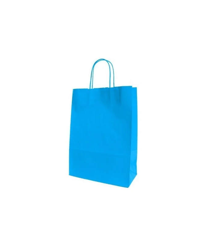 Saco Papel Mini A5 18x8x23cms Azul