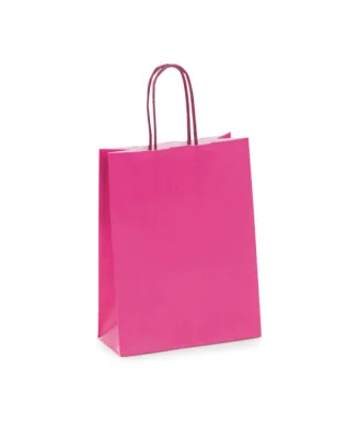 Saco Papel Mini A5 18x8x23cms Fuschia