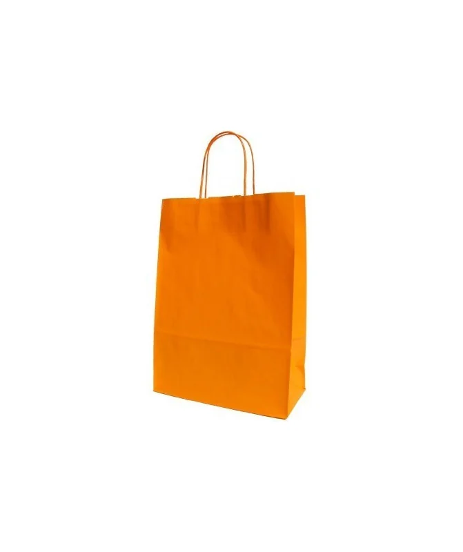 Saco Papel Mini A5 18x8x23cms Laranja