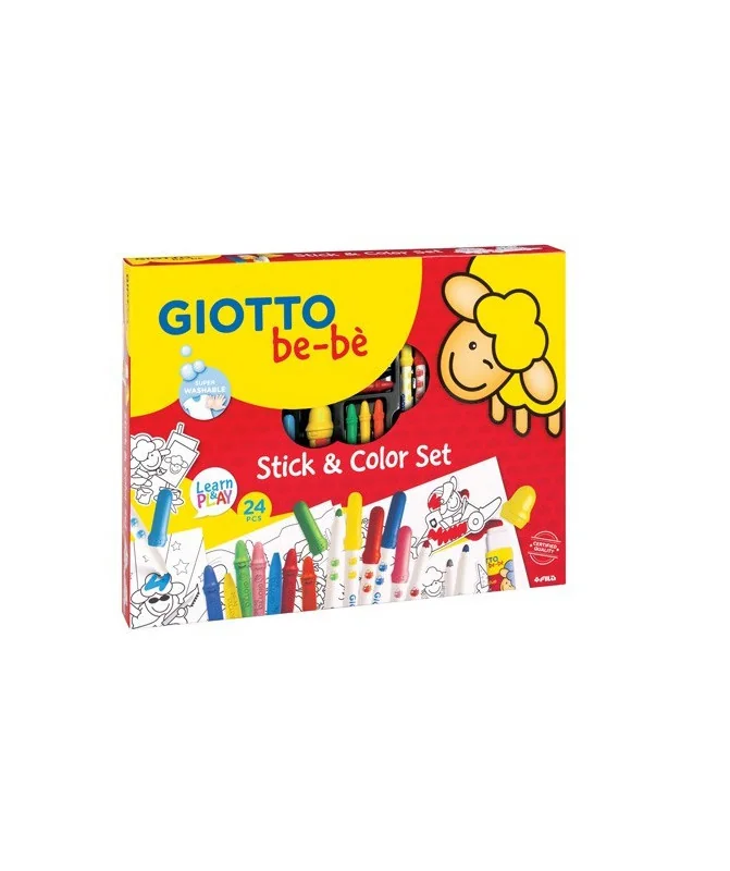 Set Giotto Bebé para Colorir Stick & Color 467100