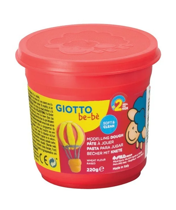 Boião Pasta de Modelar Giotto BeBé 220 gr 463001 Vermelho