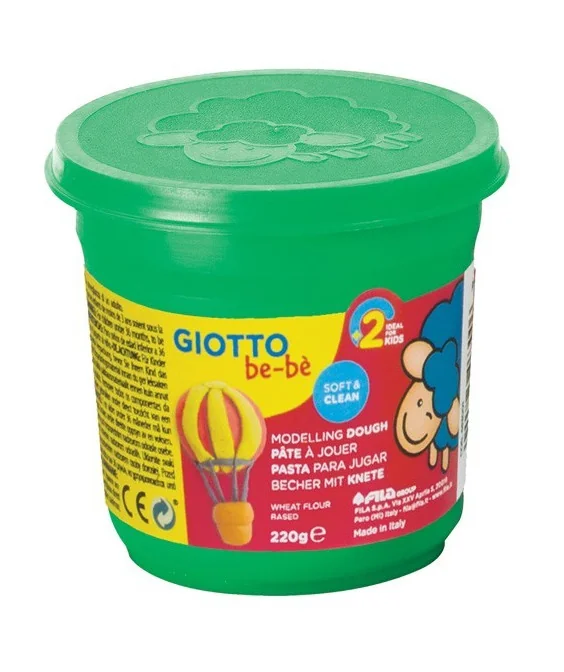 Boião Pasta de Modelar Giotto BeBé 220 gr 463002 Verde