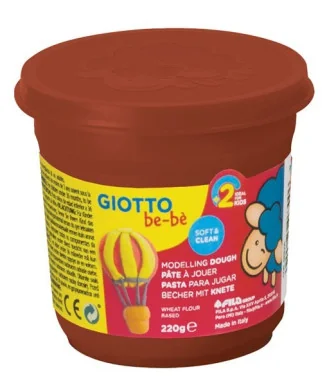 Boião Pasta de Modelar Giotto BeBé 220 gr 463007 Castanho