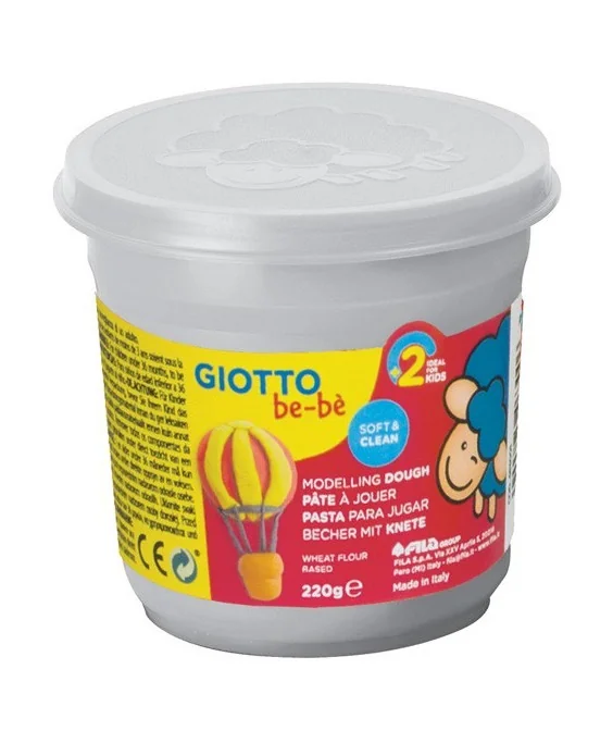 Boião Pasta de Modelar Giotto BeBé 220 gr 463008 Branco