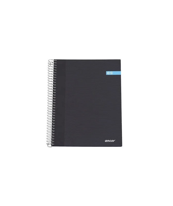 Caderno A5 Capa Azul Flexivel C/Argolas 80fls 70grs Quadriculado