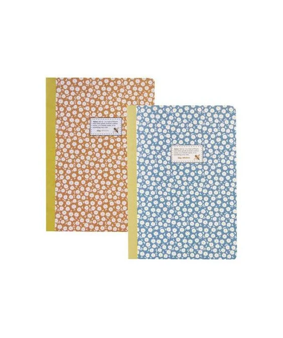 Caderno agrafado A4 B'log Play Me Flowers 48fls 90g Pautado Ancor