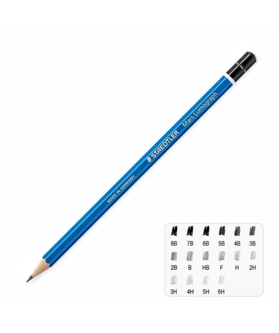 Lápis para Desenho Staedtler Lumograph 100 2H