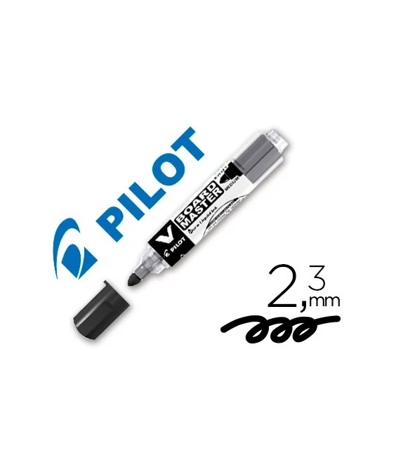 Marcador Pilot V-Board Master Para Quadro Branco Traço 2,3mm Tinta Líquida Preto