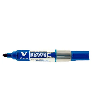 Marcador Pilot V-Board Master Para Quadro Branco Traço 2,3mm Tinta Líquida Azul