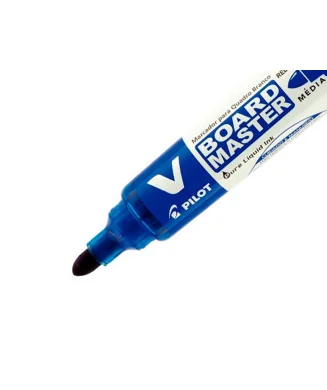 Marcador Pilot V-Board Master Para Quadro Branco Traço 2,3mm Tinta Líquida Azul