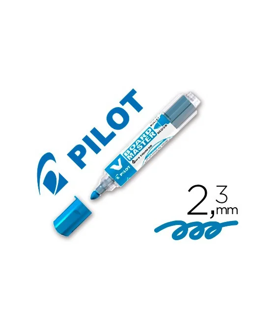 Marcador Pilot V-Board Master Para Quadro Branco Traço 2,3mm Tinta Líquida Azul