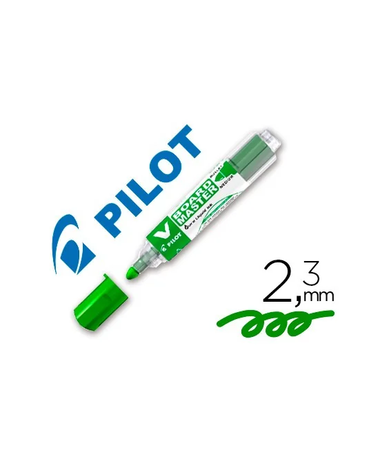 Marcador Pilot V-Board Master Para Quadro Branco Traço 2,3mm Tinta Líquida Verde