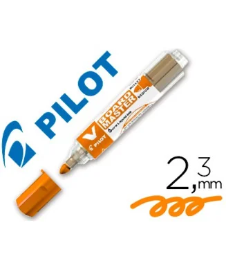 Marcador Pilot V-Board Master Para Quadro Branco Traço 2,3mm Tinta Líquida Laranja