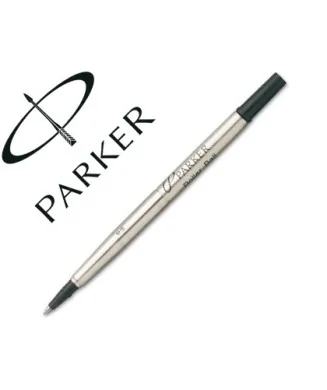 Recarga Roller Ball Parker 0,5mm Fina Preta