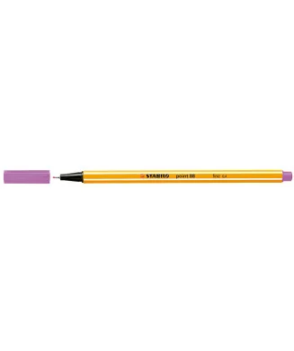 Marcador Stabilo Ponta Fibra Point 88 Lilas 0,4mm