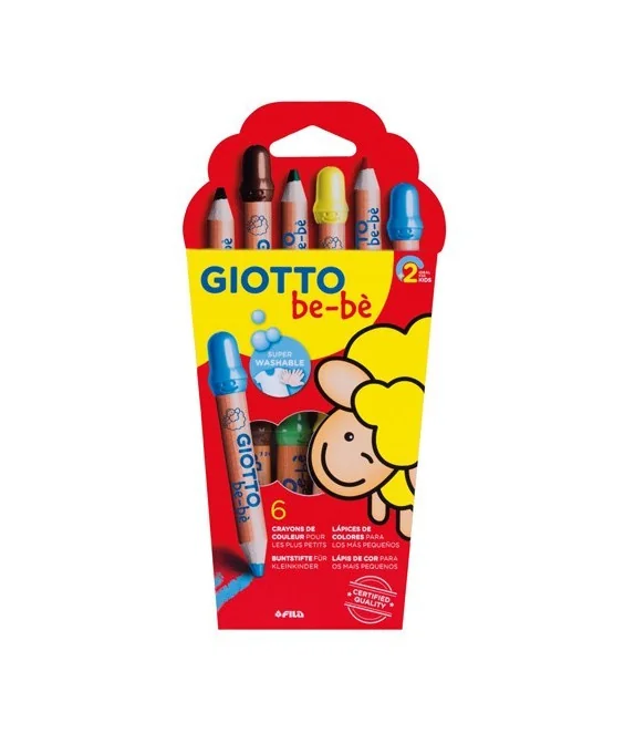 Caixa 6 Super Lápis de Cor Giotto Bebé 469600