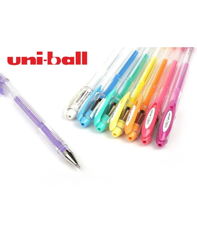 Caneta Uni-ball UM-120 Signo Cores Angelicais Pastel 0,7mm Gel