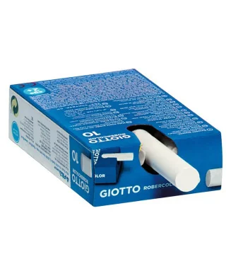 Caixa c/10 Paus de Giz Giotto Robercolor Branco 538700